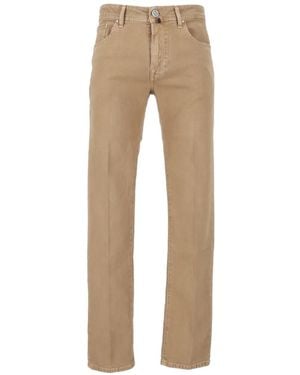 Jacob Cohen Bard Slim-Fit Jeans - Natural