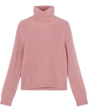 Fortela Leona Ribbed Jumper - Pink