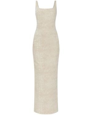 Jacquemus Abito Con Spalline - Bianco