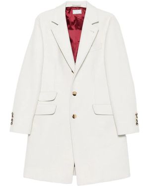Brunello Cucinelli パッチポケット コート - ホワイト