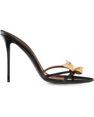 Giuseppe Zanotti Mules Mariposa 105 - Metallic