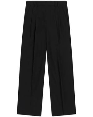 KROST Pantalon Ample Plissé - Black
