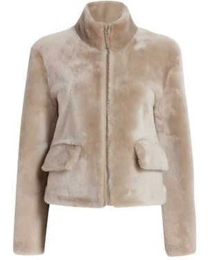 Proenza Schouler Scarlett Shearling Jacket - Natural
