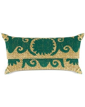 BAVASH DESIGN Felicity Embroidered Clutch Bag - Green
