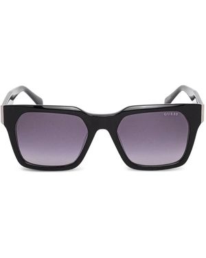GUESS EYEWEAR Rectangle-Frame Sunglasses - Black