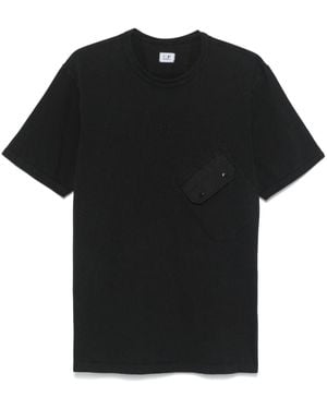 C.P. Company T-Shirt Con Ricamo - Nero