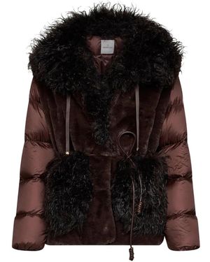 Moncler Immersif 2-In-1 Faux-Fur Coat - Black