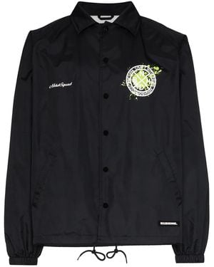 Neighborhood Brooks Logo-Print Jacket - Black