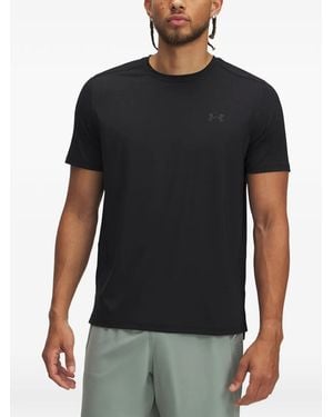 Under Armour Crew-Neck Short-Sleeve T-Shirt - Black
