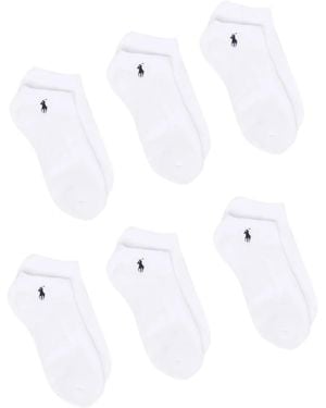 Polo Ralph Lauren Cushioned Low-Cut Socks - White