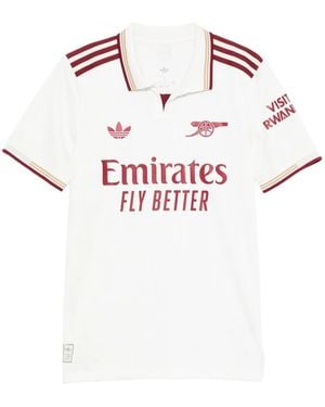 adidas Striped-Detail Jersey - Pink