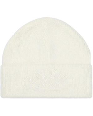 Philipp Plein Embroidered Beanie - White