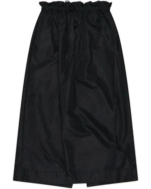 Simone Rocha Ruffled Drawstring Skirt - Black