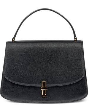 The Row Sac Torba À Anse Sur Le Dessus - Noir