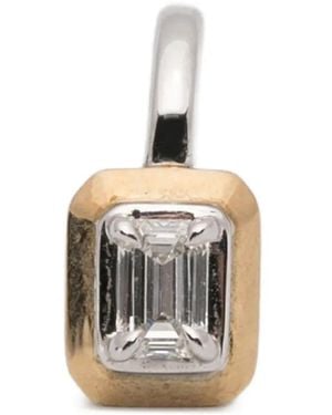 Rainbow K Diamond Earrings - White