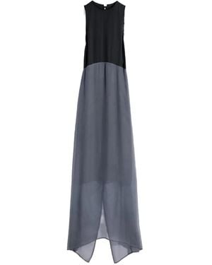 Lemaire Column Sleeveless Midi Dress - Blue