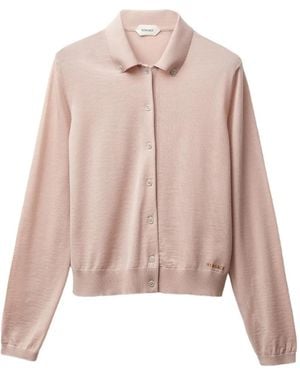 Versace Cárdigan Bordado - Rosa