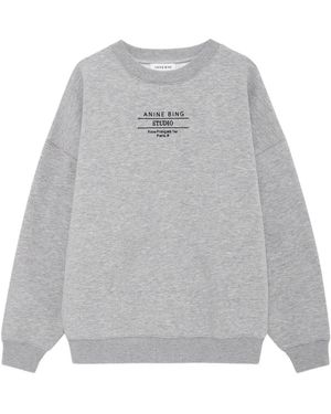 Anine Bing Miles Sweatshirt Studio - Grey
