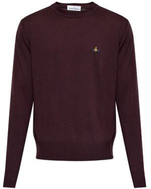 Vivienne Westwood Alex Wool Jumper - Purple