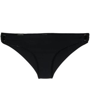 Patrizia Pepe Bikinislip Met Ringdetail - Zwart