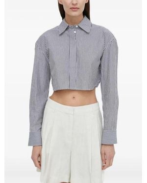 Day Birger et Mikkelsen Camisa corta a rayas - Gris