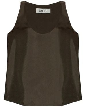 Rohe Scoop-Neck Sleeveless Top - Green