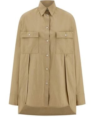 Ferragamo ユーティリティ シャツ - ナチュラル