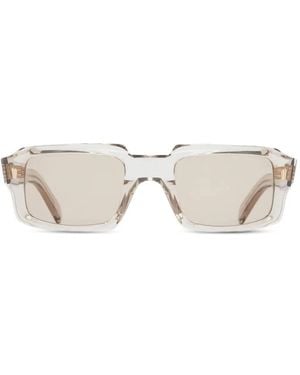 Cutler and Gross Zonnebril Met Vierkant Montuur - Naturel