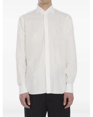 Borriello Marechiaro French-Collar Shirt - White