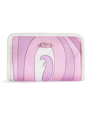 Emilio Pucci Clutch Con Stampa Binding Marmo - Rosa
