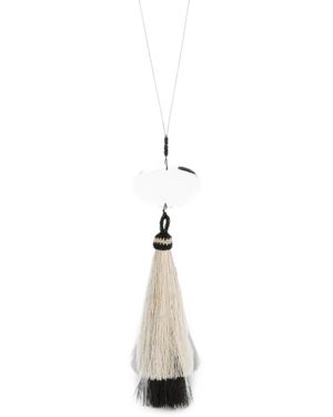 Chén Sifān Tassel-Detail Necklace - White