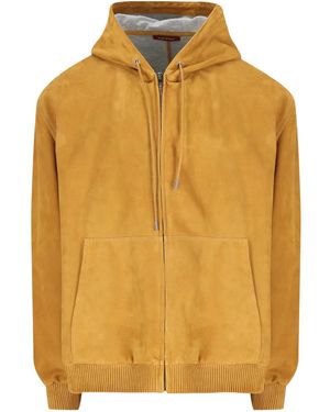 Gucci Logo-Detail Hoodie - Yellow