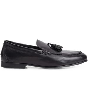 Tommy Hilfiger Tassel-Detail Leather Loafers - White