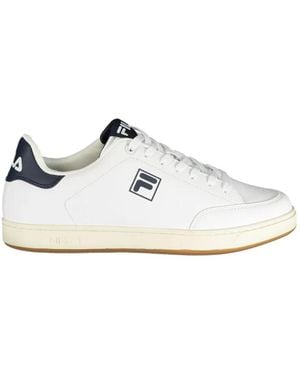 Fila Courtbay Logo-Patch Trainers - White