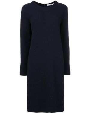 Julien David Textured-Knit Dress - Blue