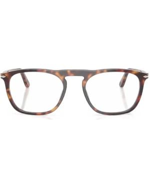 Persol Eckige Brille - Braun