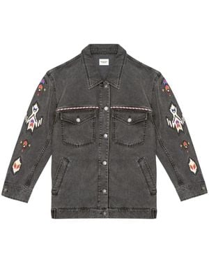 Isabel Marant Manona デニムジャケット - グレー