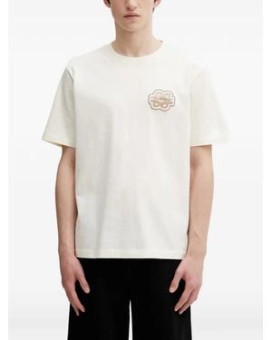 Filling Pieces Gowtu Logo-Patch T-Shirt - White