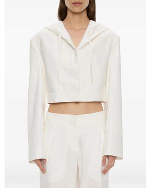 Christopher Esber Noa Hooded Jacket - White