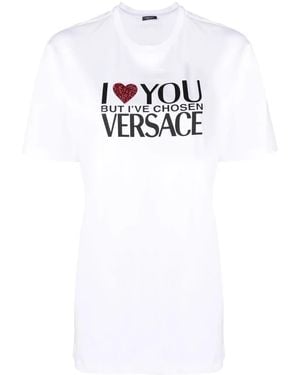 Versace T-Shirt Con Stampa - Bianco