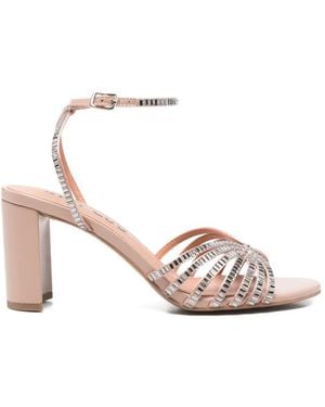 Bibi Lou Serabi Embellished Strap Sandals - Pink