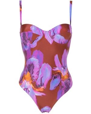 Lenny Niemeyer Floral-Print Swimsuit - Pink