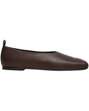 Courreges Ac Heritage Nappa Leather Loafers - Brown