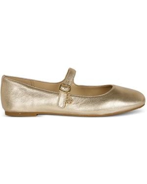 MICHAEL Michael Kors Bailarinas Mary Jane Metalizadas De Piel - Blanco