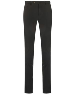 PT Torino Slim-Fit Tailored Trousers - Black
