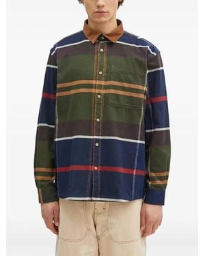 Barbour Check Collared Shirt - Green