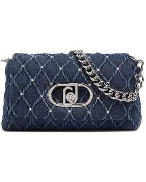 Liu Jo Medium Lapuffy Denim Bag - Blue
