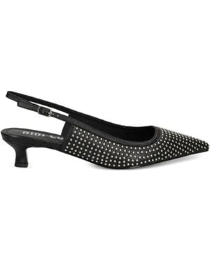 Bibi Lou 35Mm Studded Slingback Pumps - Black