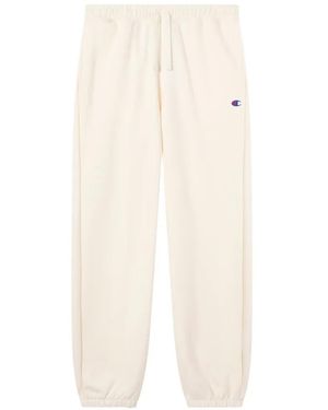 Champion Logo-Embroidered Track Pants - White