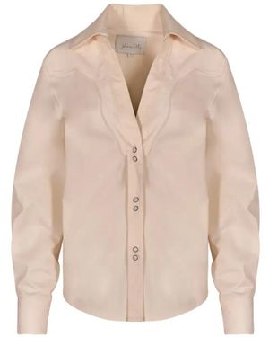 Johanna Ortiz Hacia Puerto V-Neck Shirt - Natural